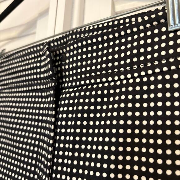 Talbots Black and White Polka Dot Dress Pants Size 8 - Picture 4 of 8